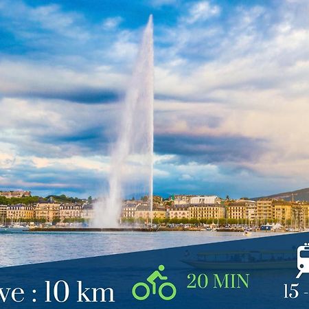 Homey Coloc Goodlife - Colocation Moderne - Chambres Privees - Wifi Et Netflix - Au Pied Du Tram Pour Geneve Ambilly Exterior foto